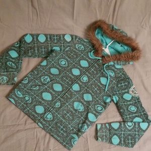 Volcom Zip Sweatshirt womans size small